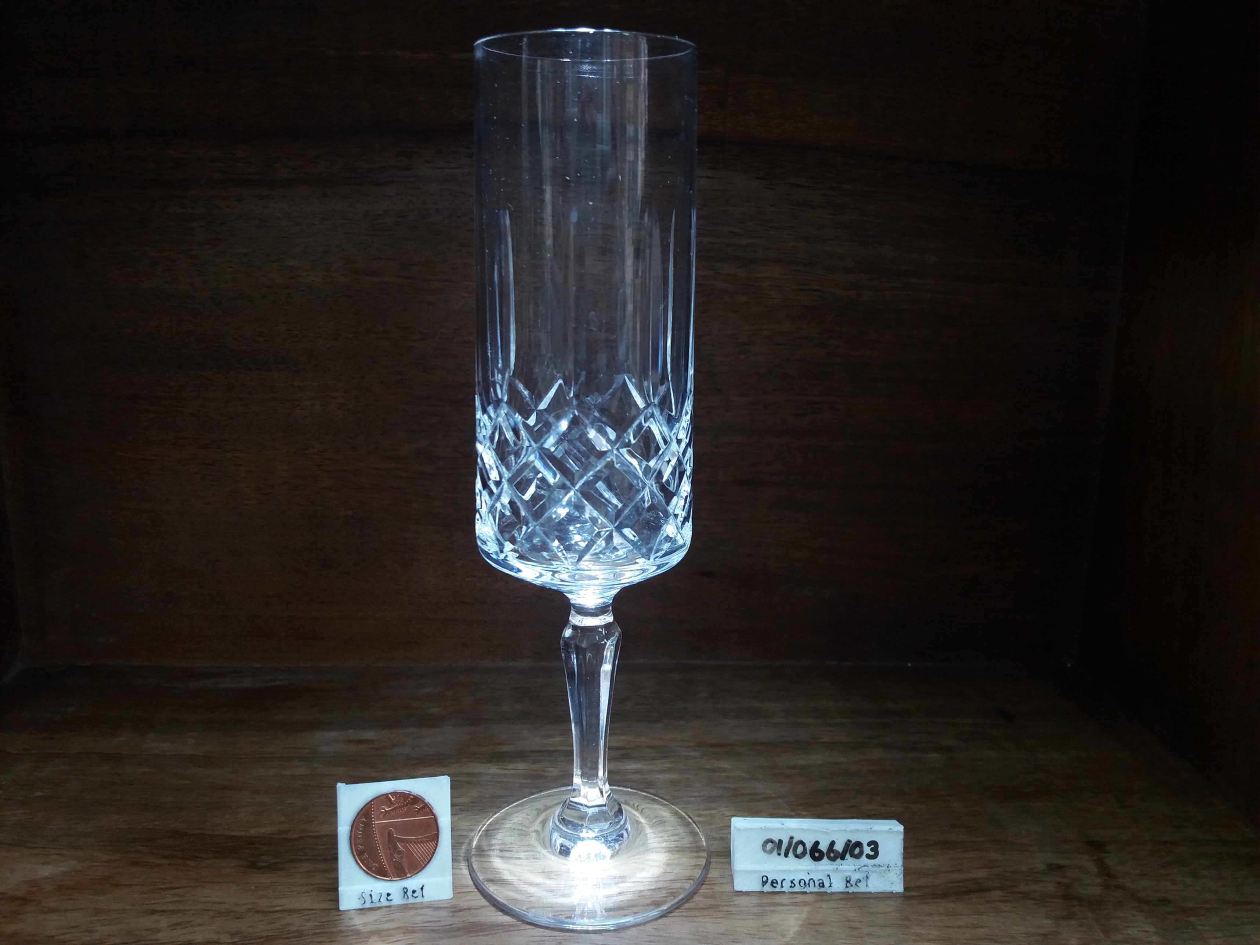 1x Cristal Taille 24% Lead Crystal Wine Glass (Boxed)