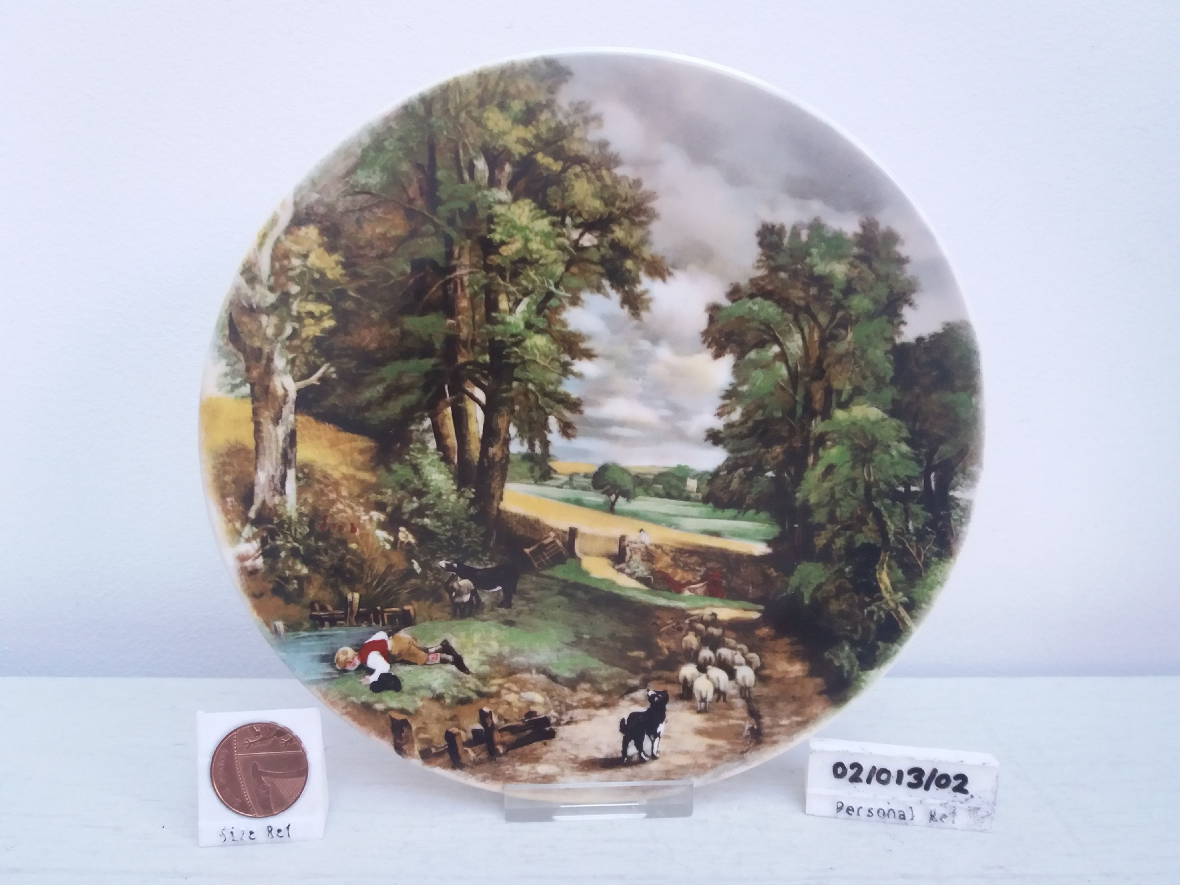 Poole Pottery Sheep Herding Decorative Plate