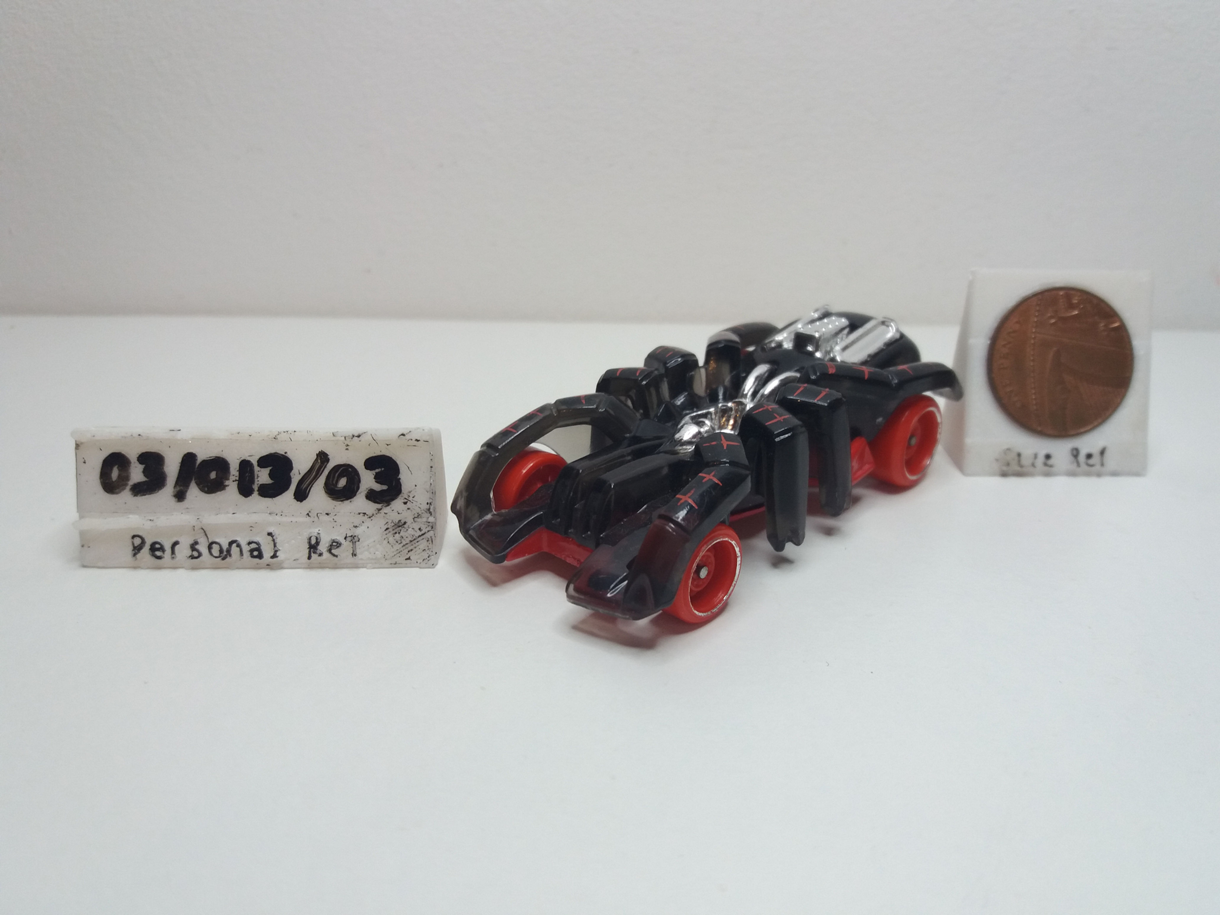Hot Wheels #R1179 - Speed Spider (Black & Red) - Unboxed