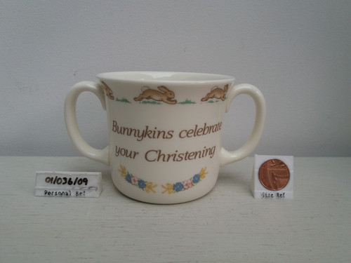 Royal Doulton Bunnykins Baby's Christening Cup Glenns Antique Shop
