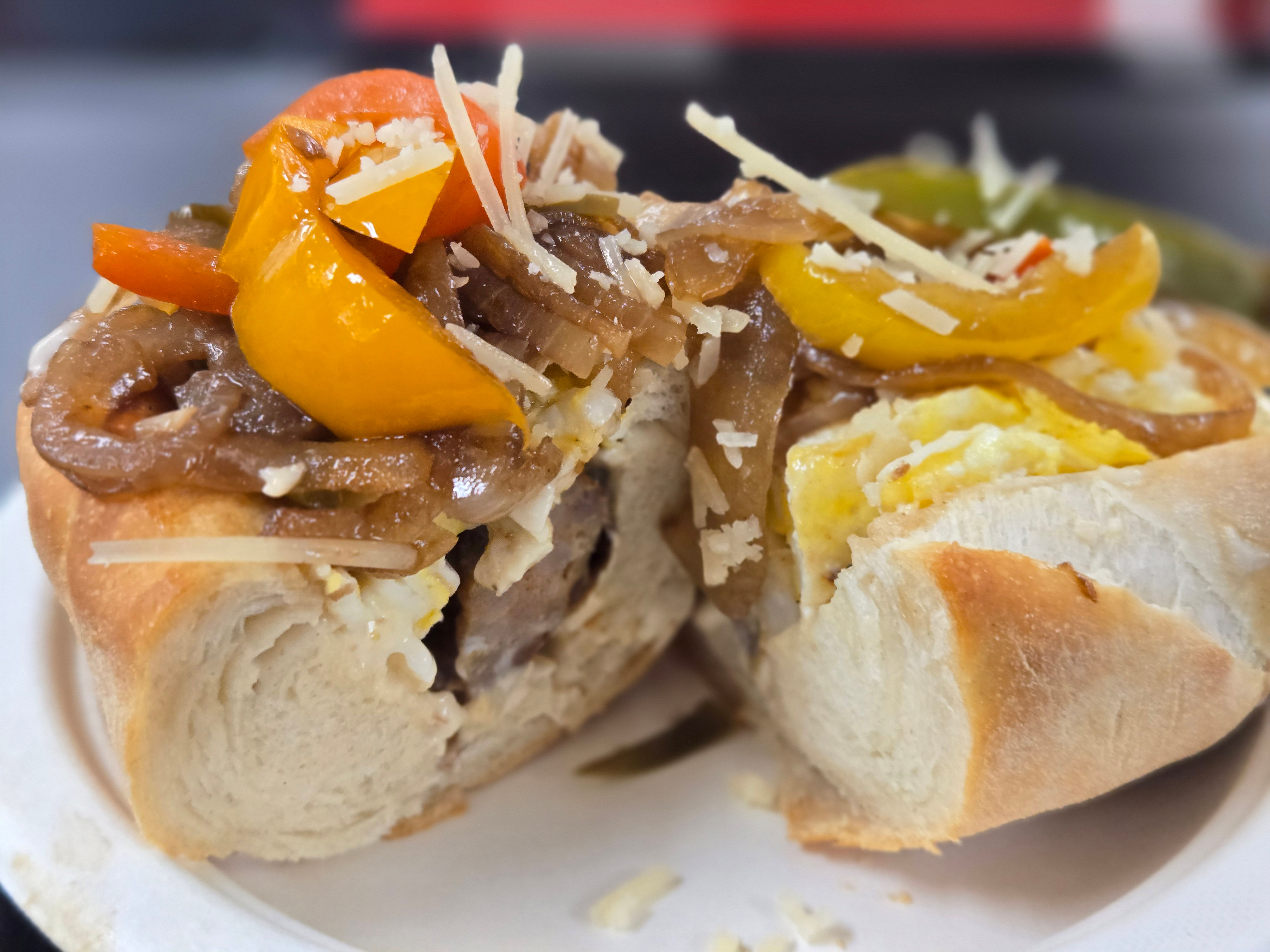 Mama's Po' Boy Breakfast Sandwich