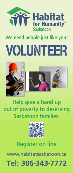 Habitat For Humanity Saskatoon Volunteer Banner