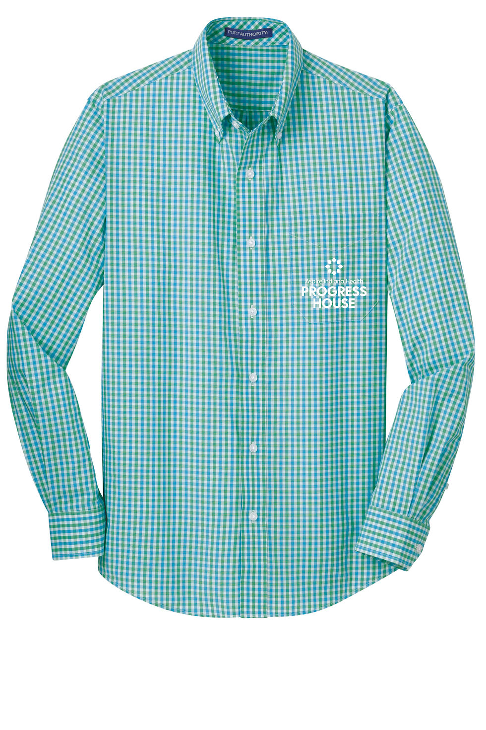 Thumbnail: PH Long Sleeve Gingham Easy Care Shirt