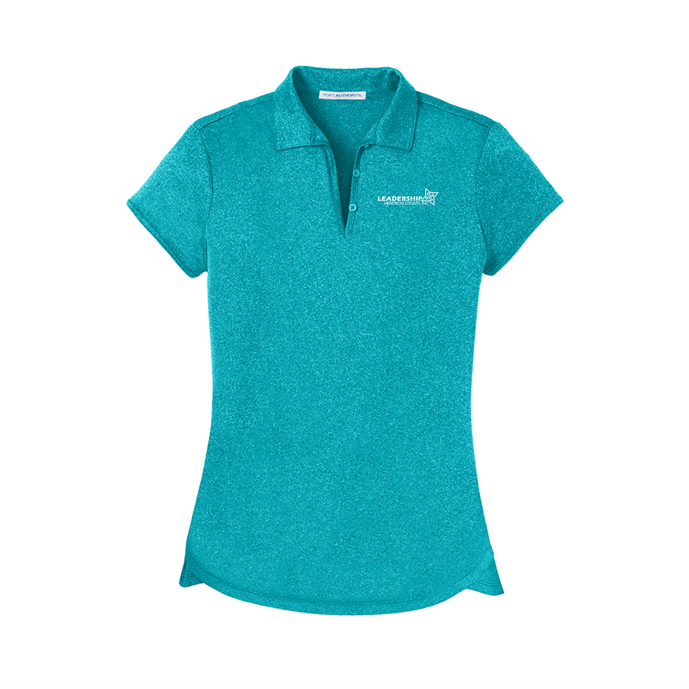 Port Authority Ladies Trace Heather Polo