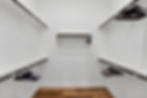 Spacious walk-in closet in furnished corporate housing Round Rock TX