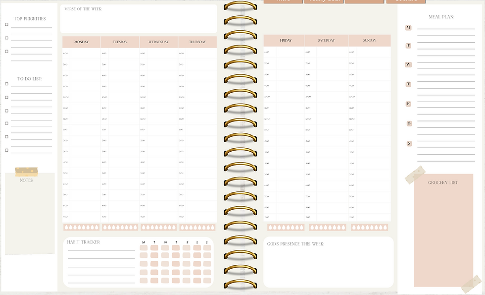 Thumbnail: Digital Homeschool Planner