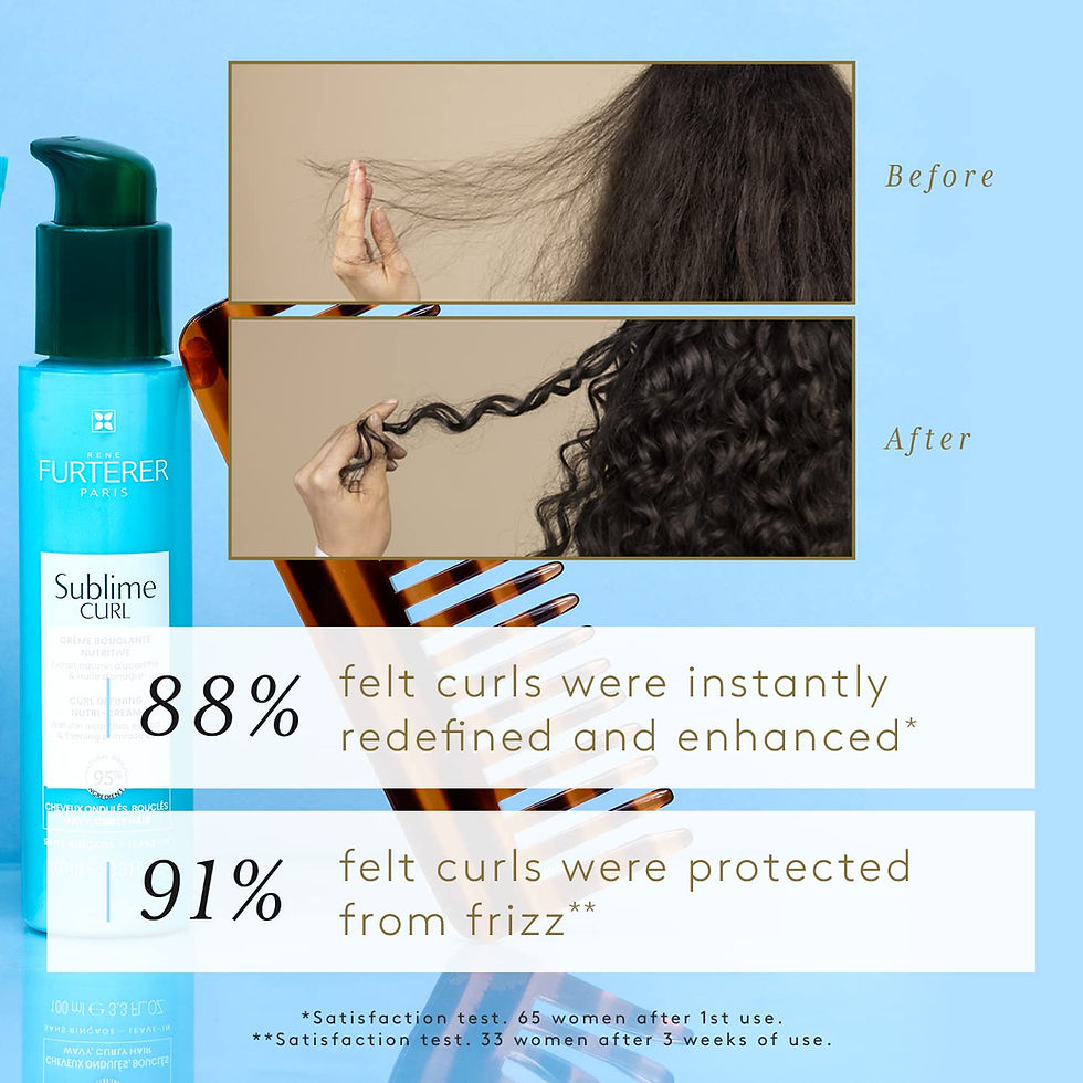 Thumbnail: Rene Furterer SUBLIME CURL Curl Nutri-Activating Cream - For Curly, Wavy Hair -