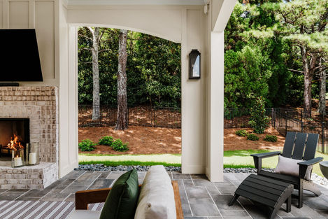 outdoor living space
