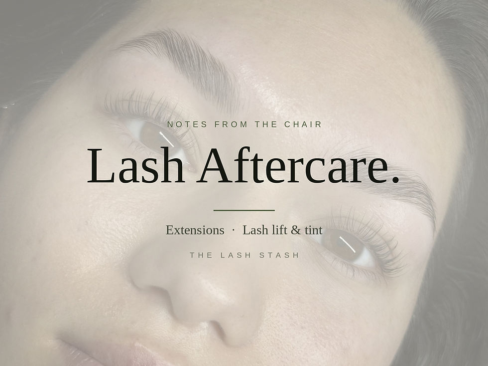 Lash Aftercare