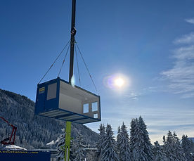 Planung & Ausführung von temporären Büro- und Meetingräume, Davos
