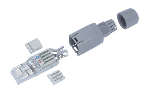 Plug FM45 Cat5e s/u AWG 23-26 IP20 568A/B plastic housing - P/N 