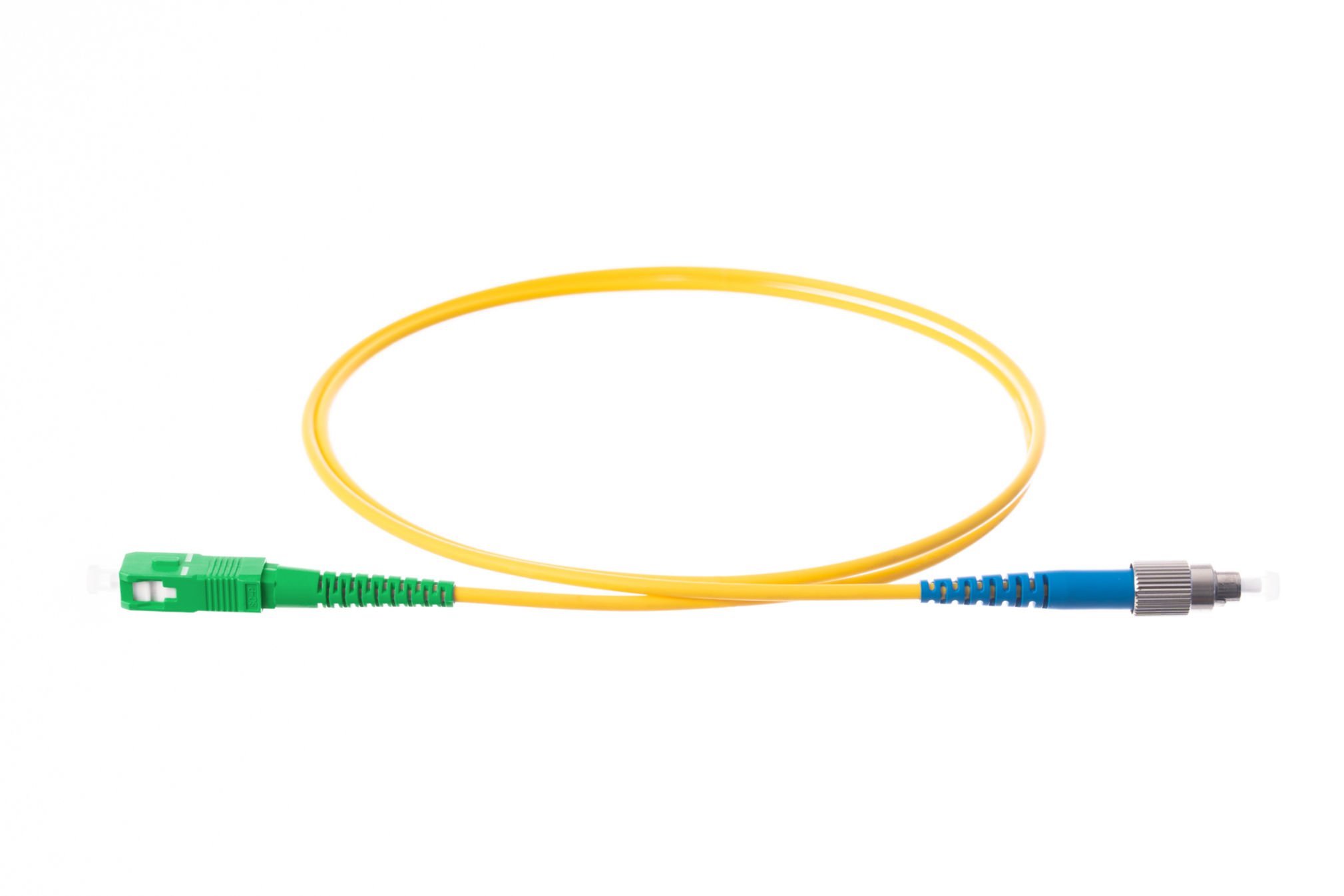 OS2 9/125 SC/APC-FC/UPC Simplex Fibre Optic Patchcord
