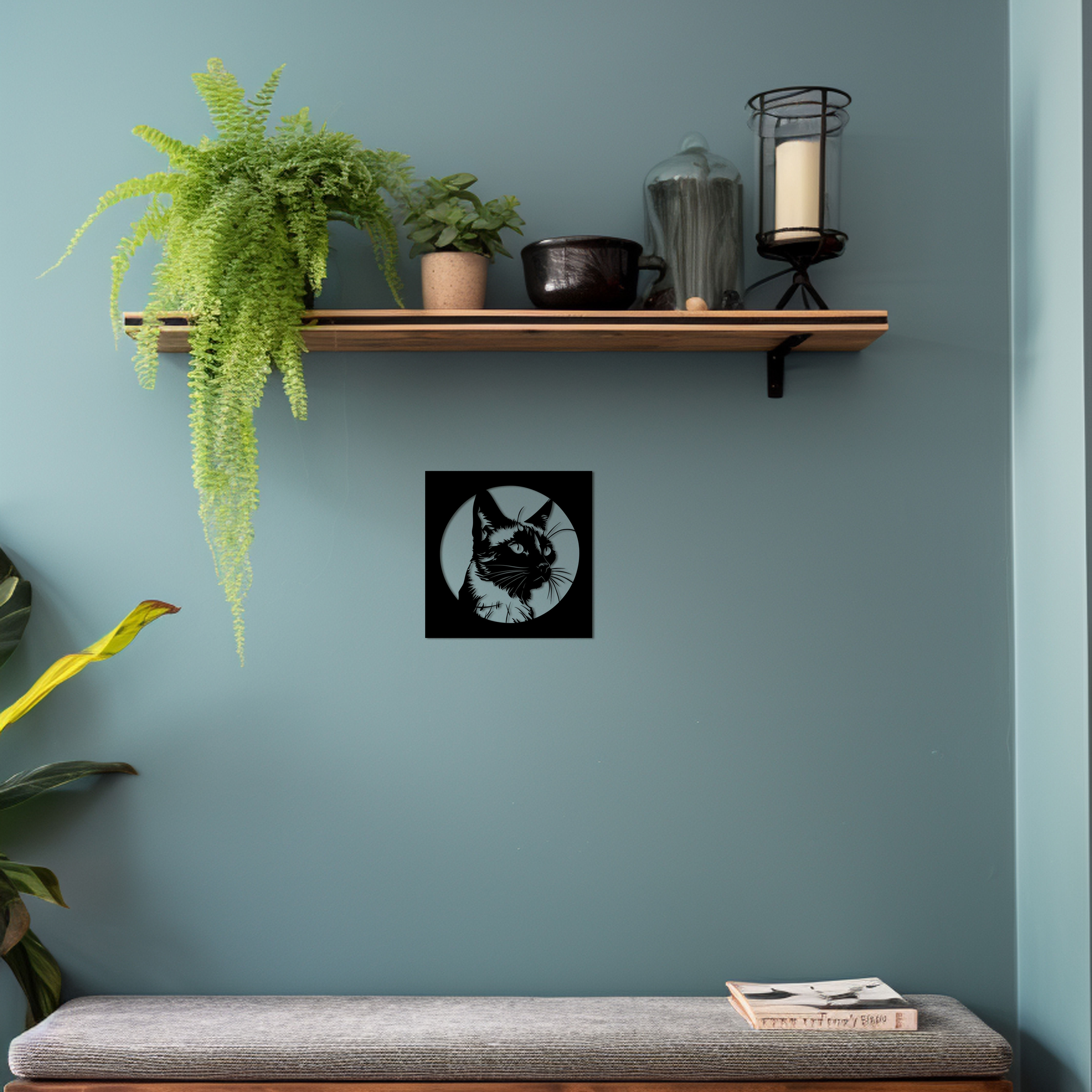 MES CHAT DE RACE SIAMOIS | Tableau métal | Découpe laser | SE.ME.CO