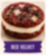 Red Velvet Cookie Sandwich
