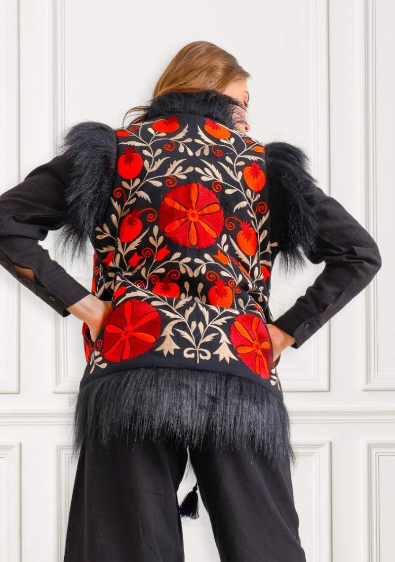 Thumbnail: SUZANI EMBROIDERED GILET