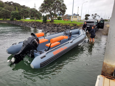 6.3m Searaider RIB harbour