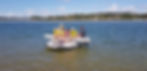 260LX Inflatable Boat with family on the water