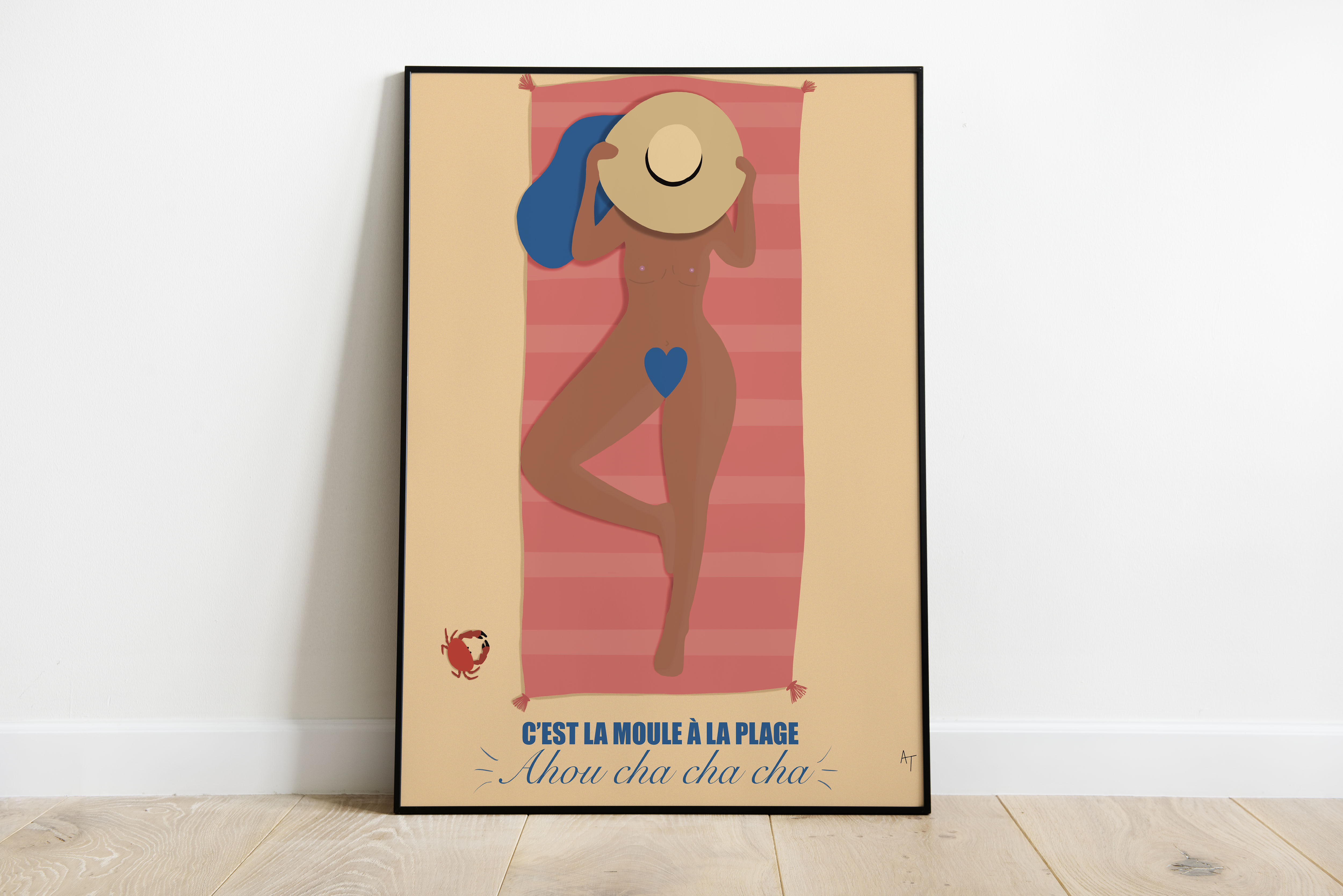 "LA MOULE A LA PLAGE"