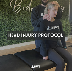 Head Injury Protocol // Contact LIFT Fitness & Physiotherapy to book an appointment for your team's player injury management. 