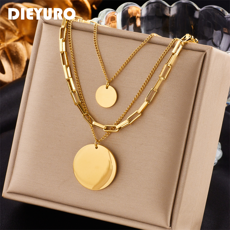 Golden Trio Necklace