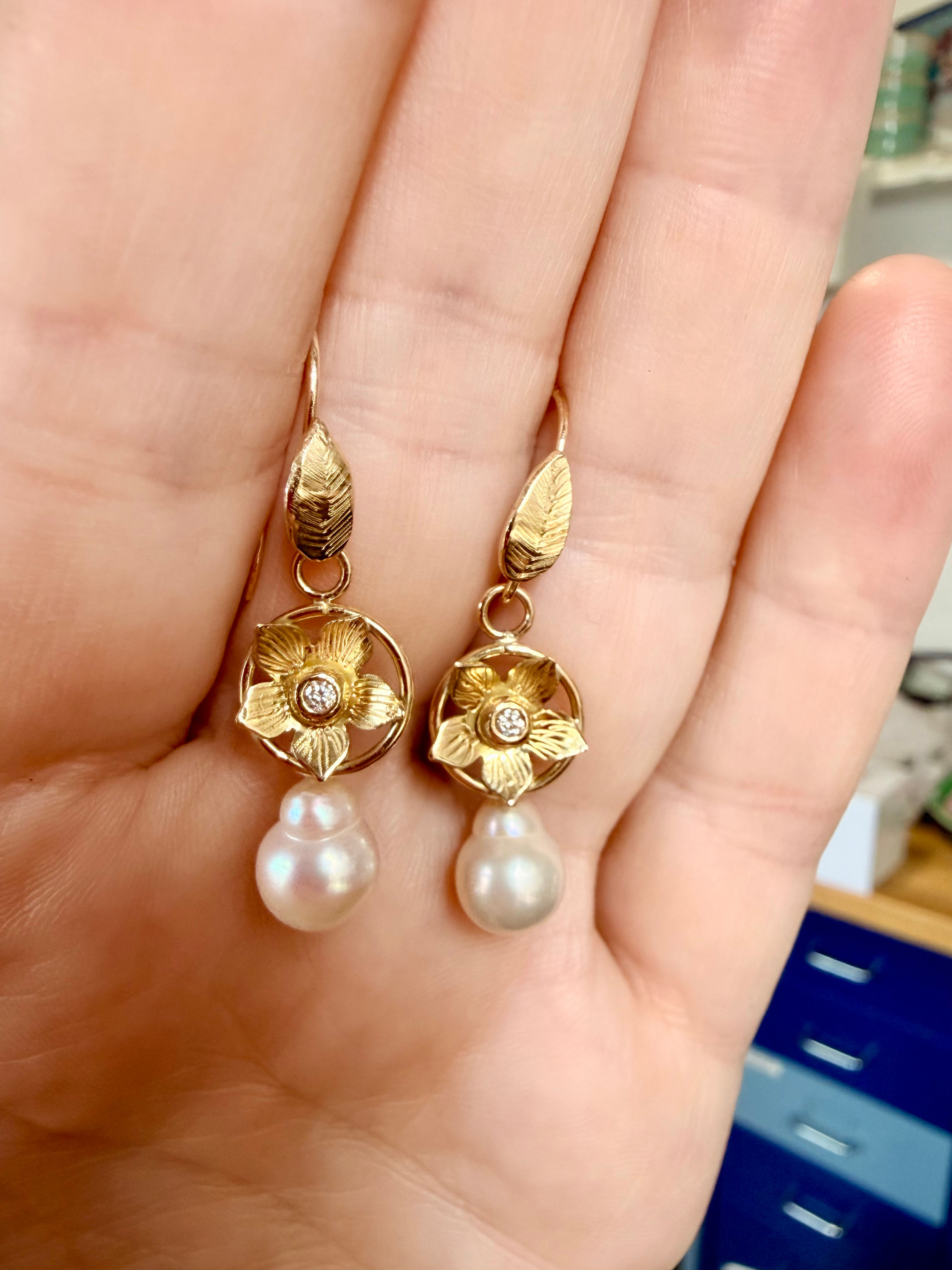 Mix og match Fleur blomster øreringe