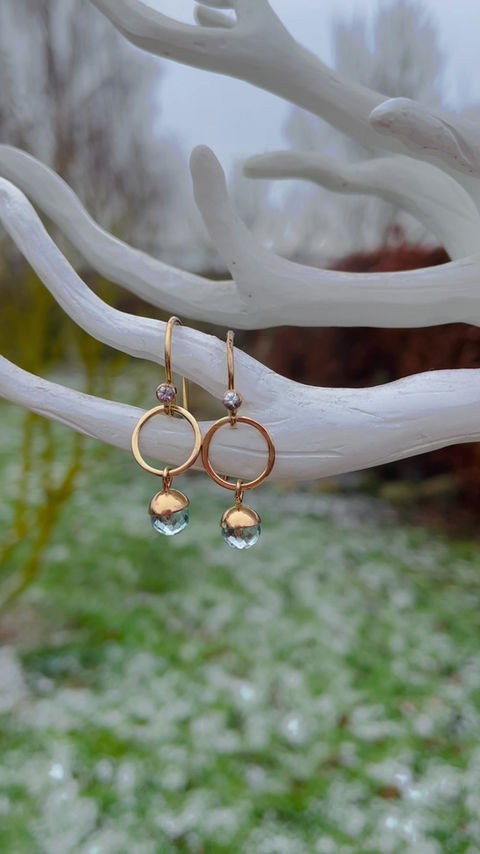 Miniaturebillede: Guld Øreringe 