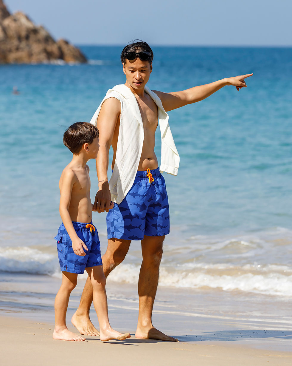 Thumbnail: Remi Blue Shark Men's Swim Short