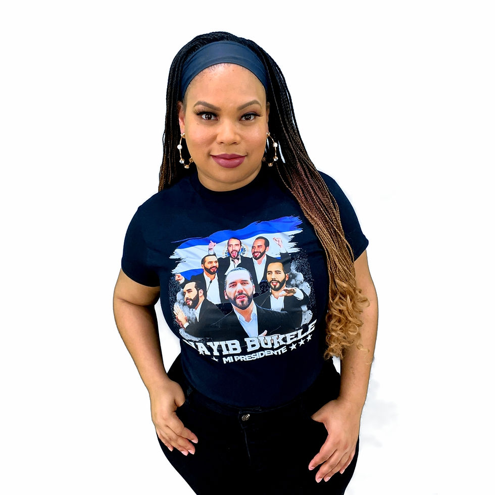 Miniatura: Camiseta Negra Nayib Bukele "Mi Presidente"