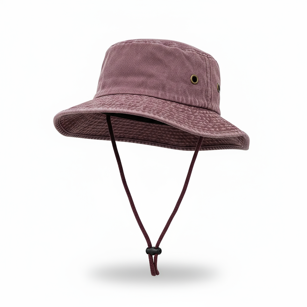 Miniatura: Gorro tipo pescador con cuerda ajustable — varios colores