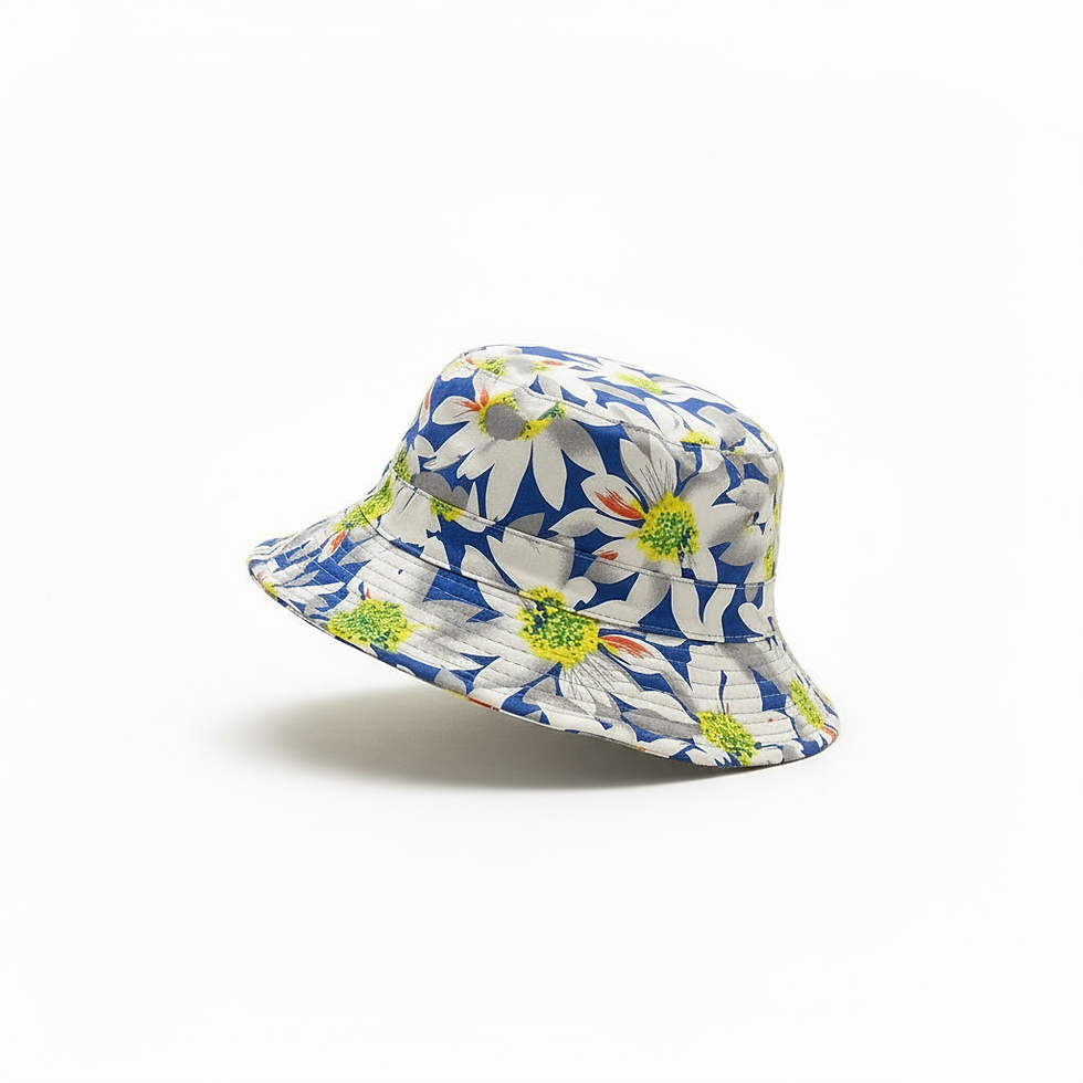 Miniatura: Gorro tipo pescador con estampado floral — varios diseños