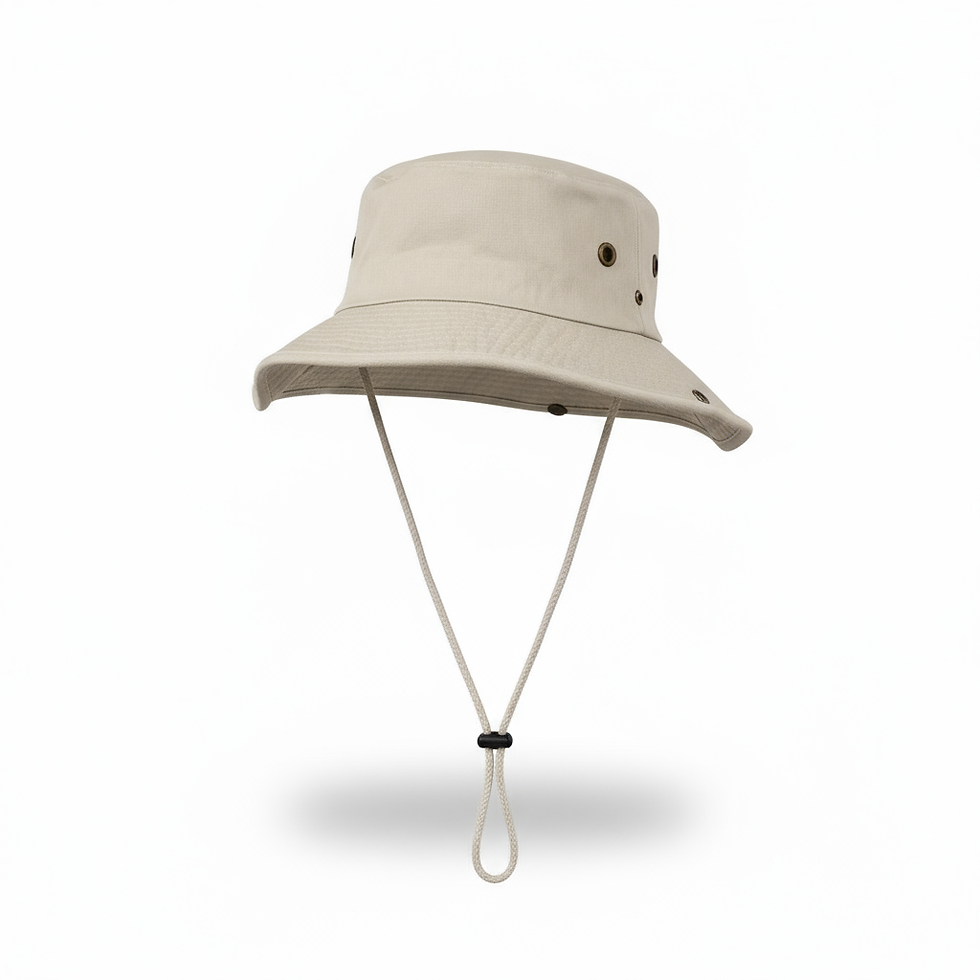 Miniatura: Gorro tipo pescador con cuerda ajustable — varios colores