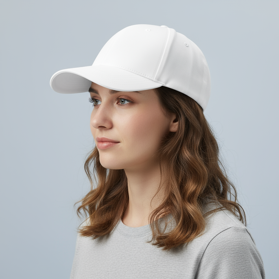 Miniatura: Gorra Blanca - ajustada deportiva