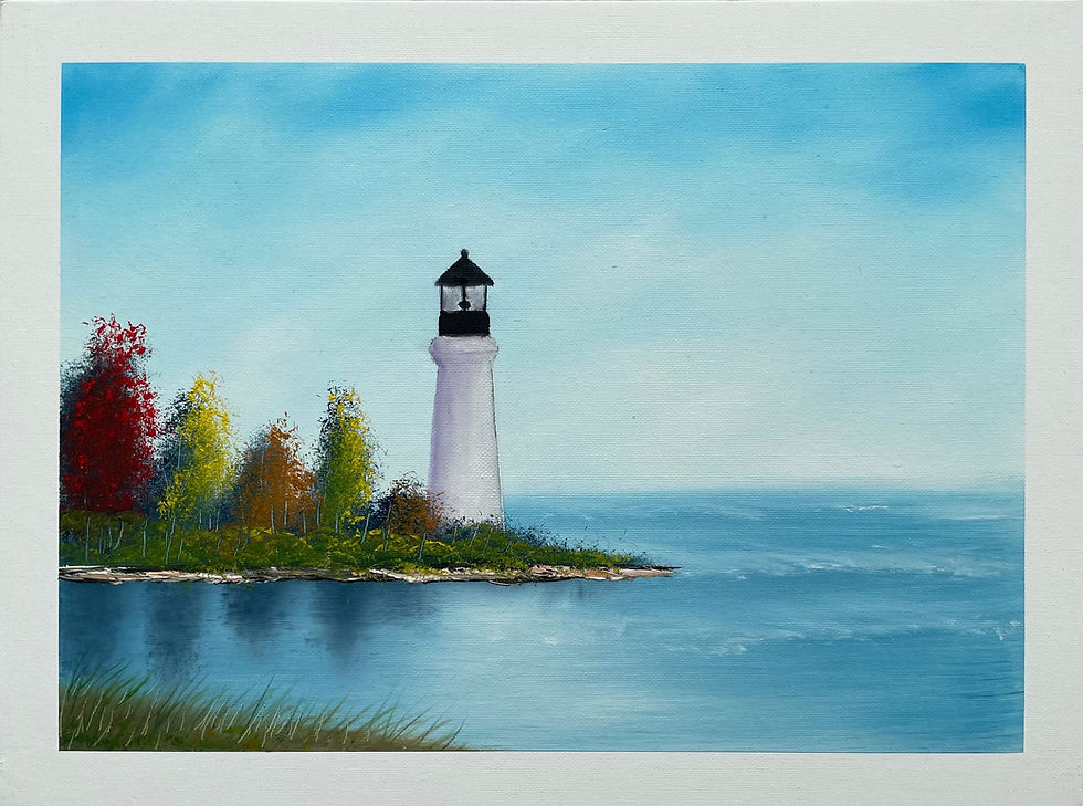 10/21 Adult 3-hr Paint Like Bob Ross class @ Barn $55 (2)