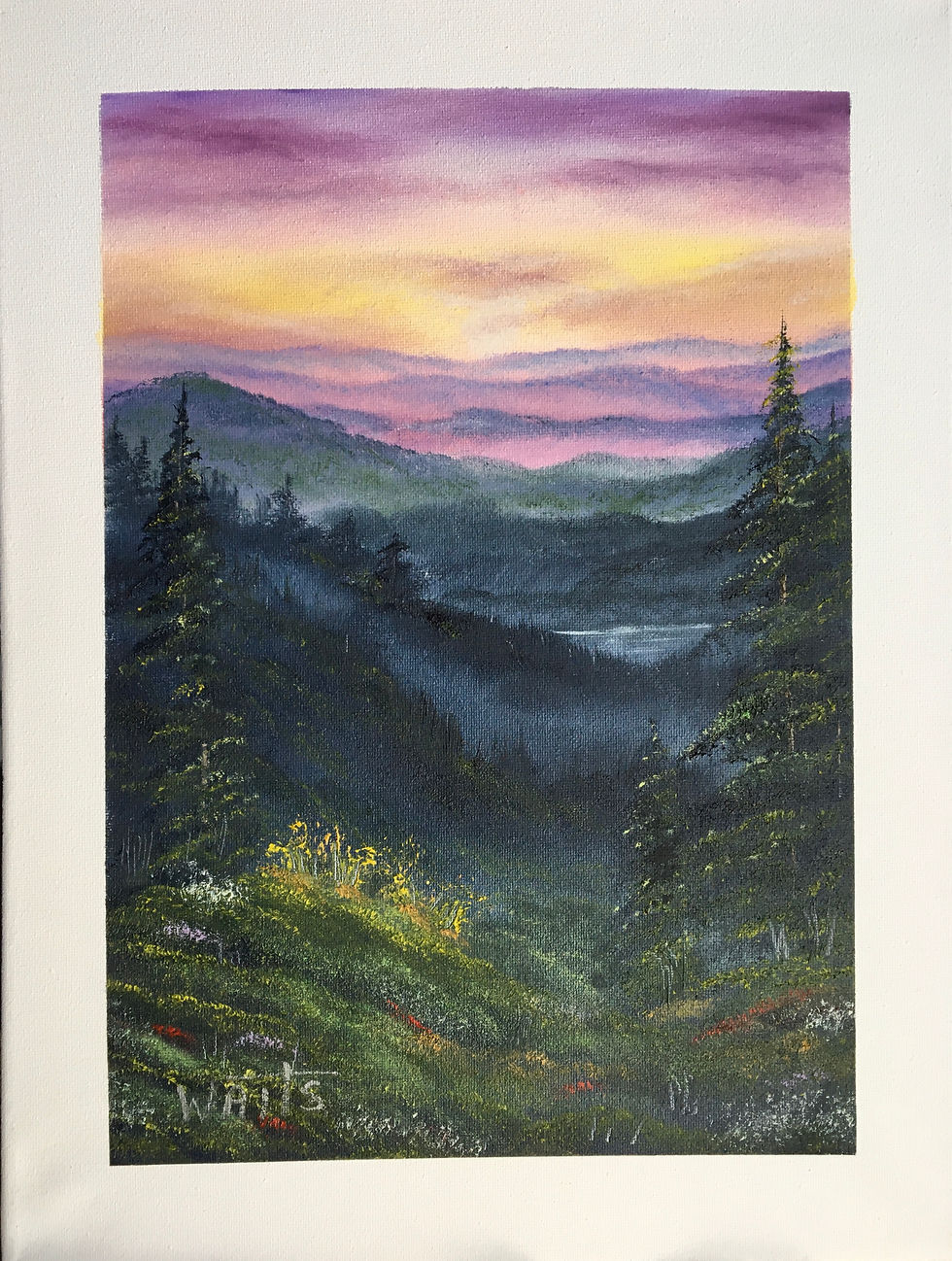 3/18 Adult 3-hr Paint Like Bob Ross class @ Barn $55