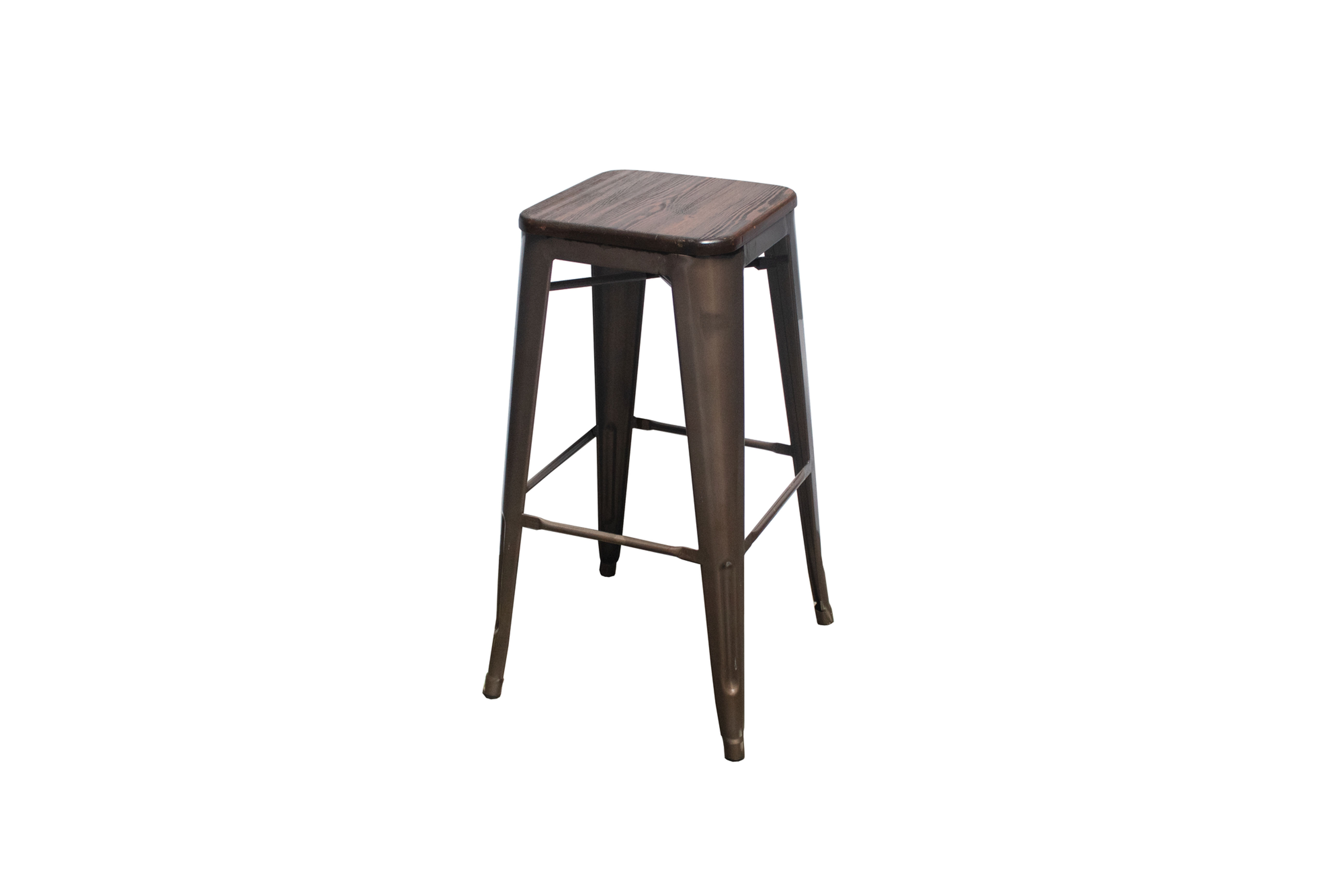 Rustic Metal Barstool