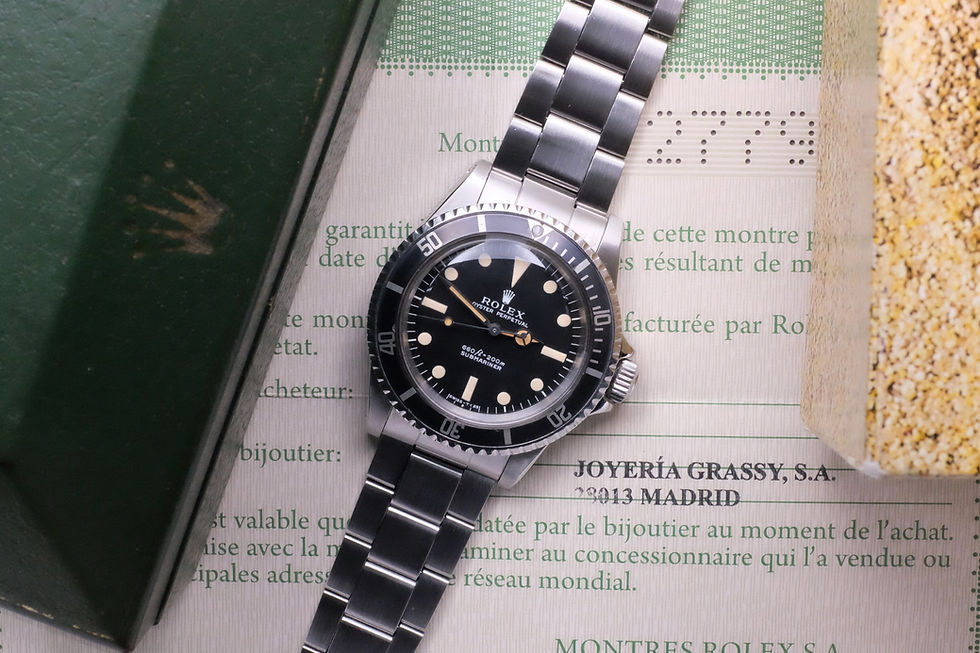 Thumbnail: 1971 Rolex Submariner Ref. 5513 ‘Non-Serif’ Full Set