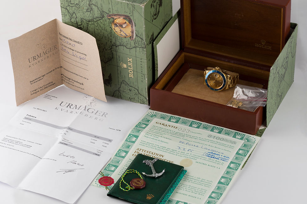 Thumbnail: 1984 Rolex Submariner Ref. 16808 'Tropical Nipple dial' with Box and Papers