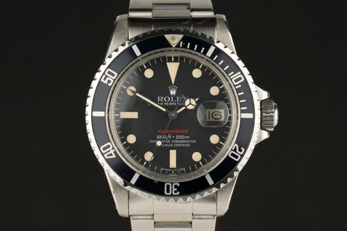 1975 Rolex Submariner Date Ref. 1680 'Red' with MK5 dial | Vintage