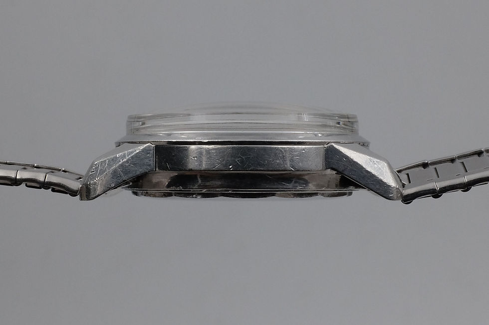 Thumbnail: Enicar Sherpa Super-DIVETTE 'Tropical Champagne dial' Full Set