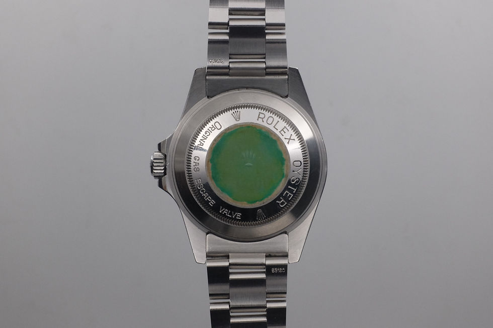 Thumbnail: Unpolished 1991 Rolex Sea Dweller Ref. 16600 Full Set green case back sticker