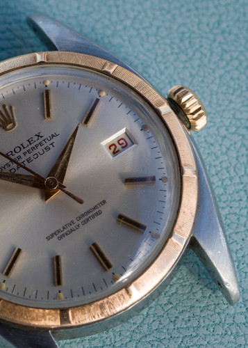 1953 Rolex Datejust 6105 'Roulette' in Steel and 18K Rose