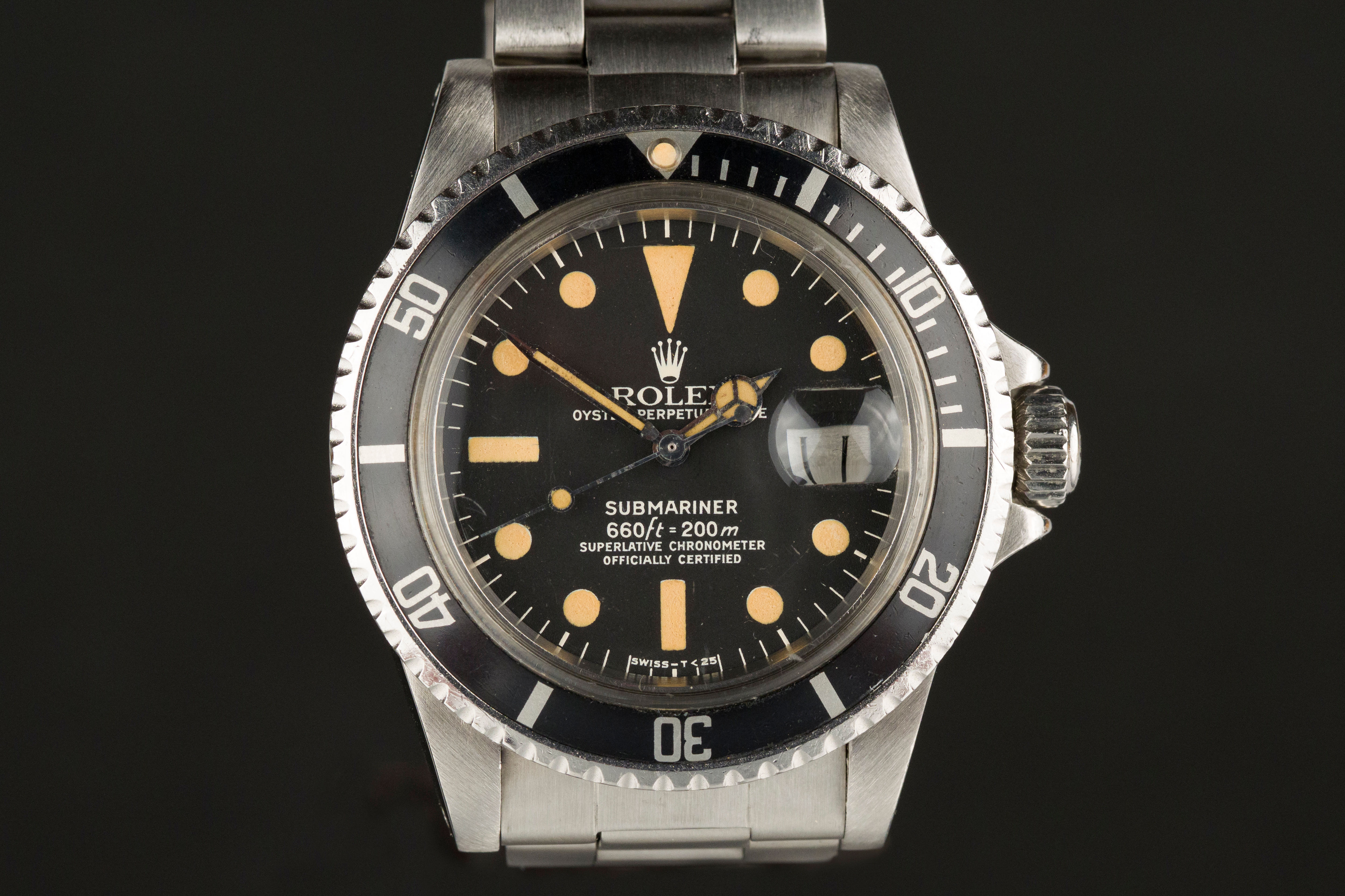 1978 Rolex Submariner Date Ref. 1680 'White' with 'Pumpkin' Patina