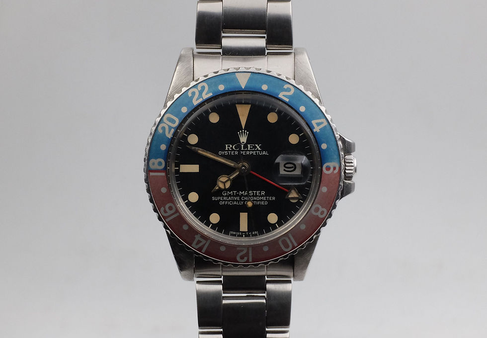Thumbnail: 1978 Rolex GMT-Master Ref. 1675 Maxi MK 5 'faded insert'