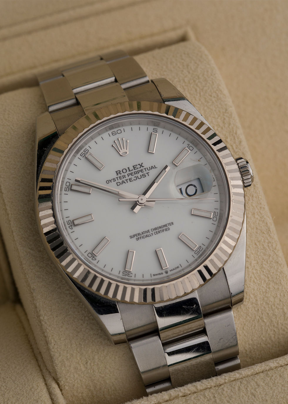 Thumbnail: 2023 Rolex Datejust 41 Ref. 126334 'White' dial with Box and Papers