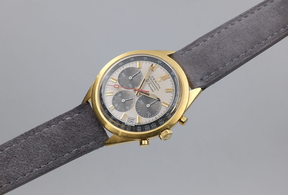 Thumbnail: Zenith El Primero Ref. G581 18K Solid Gold 'Panda Dial'