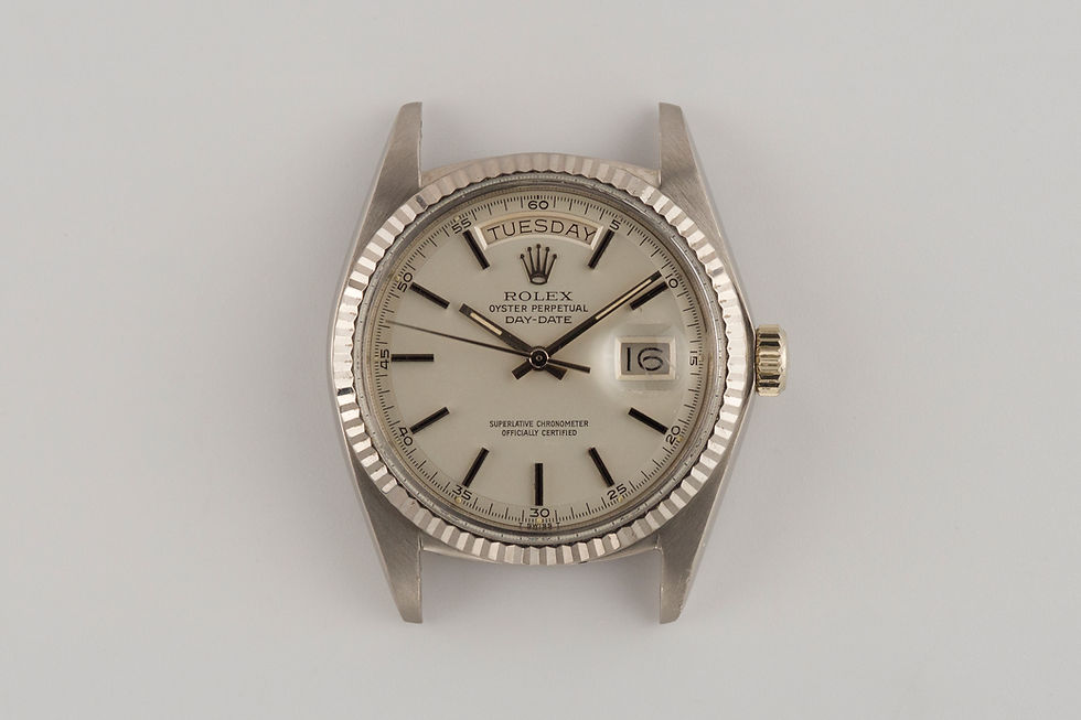 Thumbnail: 1974 Rolex Day-Date Ref. 1803 Silver ‘Satin’ dial 18K White Gold