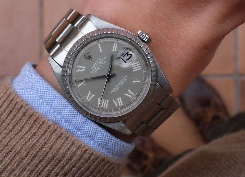 Thumbnail: Rolex Datejust Ref. 1603 Gray 'Buckley Dial'