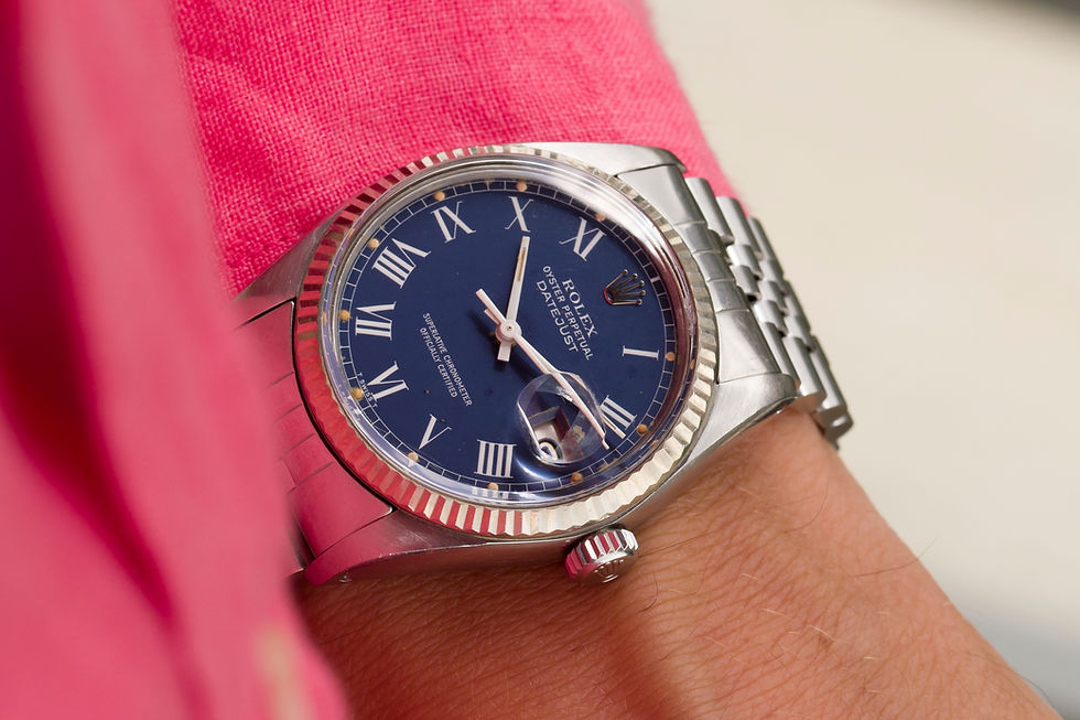 Thumbnail: 1978 Rolex Datejust Ref. 16014 'Blue Buckley dial'