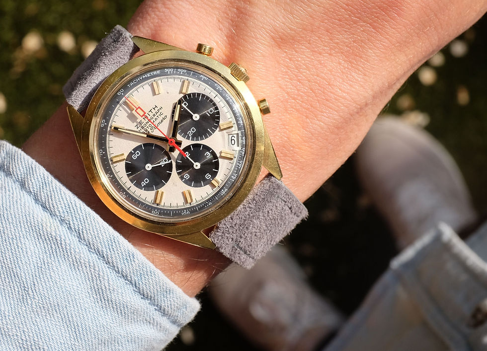 Thumbnail: Zenith El Primero Ref. G581 18K Solid Gold 'Panda Dial'