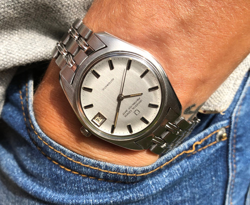 Universal Genève Polerouter Date 'Full Set' Gay Freres bracelet | VWC